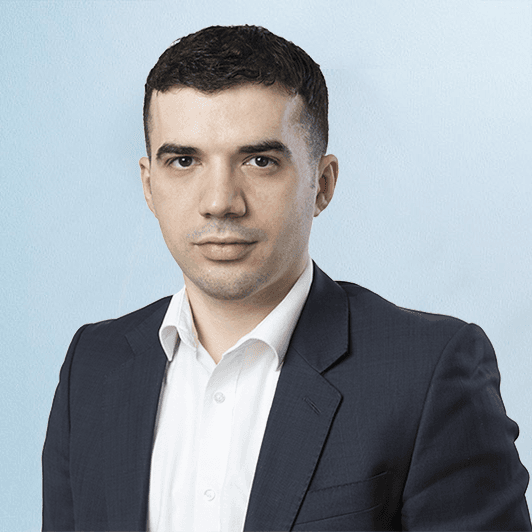 David Hoxha, Senior Outbound Sales Executive.